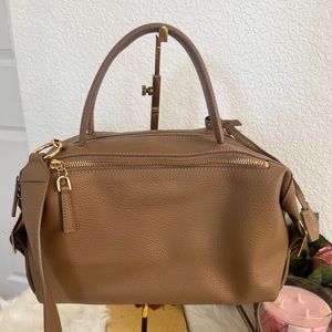 Anna Riley Leather 2 Way Handbag